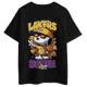 Polo Snoopy Lakers Remix: Estilo Basket Urbano
