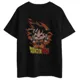 Polo Dragon Ball: Kid Goku Chibi ¡Pura energía Saiyan!