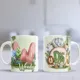 Taza Animales Safari Personalizada con nombre e inicial 10