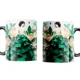 Taza Quinceanera 15 Anos: diseno 3D princesa con flores rosas 3