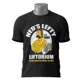 Polo Los Simpson NED'S LEFTY LIFTORIUM — Levanta pesas con fe y estilo