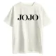 Polo JoJo's Bizarre Adventure Logo Clásico Blanco