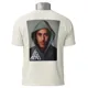 Polo Canserbero — Retrato de hombre con capucha gris 2