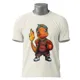 Polo Pokémon BOSS LIFE 23 — Tortuga de fuego con ropa de baloncesto y tatuajes 2
