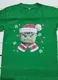POLO VERDE NAVIDEÑO MUÑECOS  DE TELA