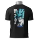Polo Dragon Ball Goku — Retrato de Goku con cabello azul y expresión seria 2