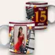 Taza Mis Quince 15 Anos con Foto: recuerdo colorido y alegre 4