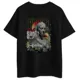 Polo Wicked Estatua Flores: Streetwear Aesthetic Japones