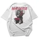 Polo Streetwear Cute Vibes Psycho — Oso Punk Kawaii: Actitud Única 🖤 2