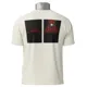 Polo Spider-Man — Logo de araña negro y plateado sobre fondo rojo con telaraña 2