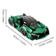Set Bloques Construcción Coche Deportivo 1314 Piezas Control Remoto Luces LED Verde 4