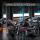 Set Bloques Construcción Coche 1000 Piezas Rainbow Laser Escala 1:14 Control Remoto 4