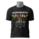 Polo Aerosmith Steven Tyler — Caricaturas de banda de rock con alas amarillas