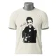 Polo Elvis Presley — Retrato estilizado de un hombre cantando con guitarra