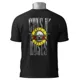 Polo Guns N Roses — Logo con revólver y rosas rojas 2
