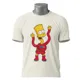 Polo Caricaturas Variadas Bart Simpson — Heroísmo divertido en algodón premium 2