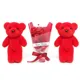 Caja Regalo Romántica con 2 Peluches y Flores 5