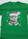 POLO VERDE NAVIDEÑO MUÑECOS  DE TELA